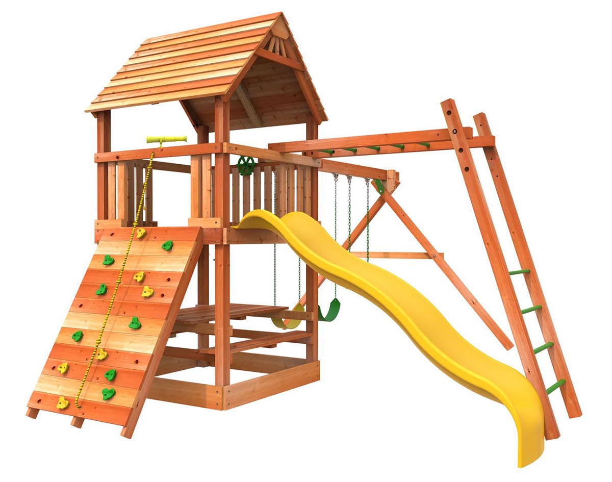 Woodplay Monkey Tower Swing Set